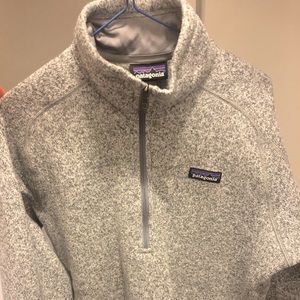 Women’s New Large Patagonia 1/4 Zip fleece